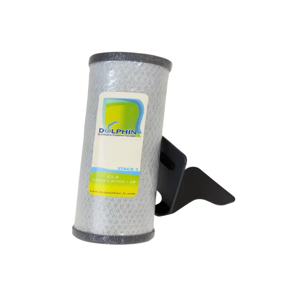 Dolphin CTO carbon block water filter cartridge – stage 3, 10 inch, suitable for reverse osmosis systems